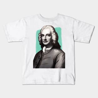 English Writer Henry Fielding illustration Kids T-Shirt